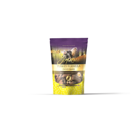 Zignature Dog Treat GF Ziggy Bars Turkey 12 oz