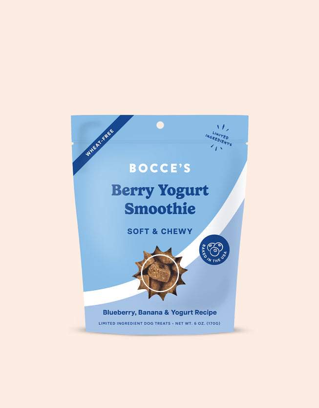 Bocce's: Soft & Chewy - Berry Yogurt Smoothie 6oz Bag