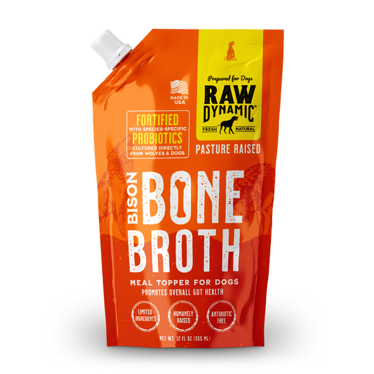 Raw Dynamic Bison Bone Broth 12 Fl oz