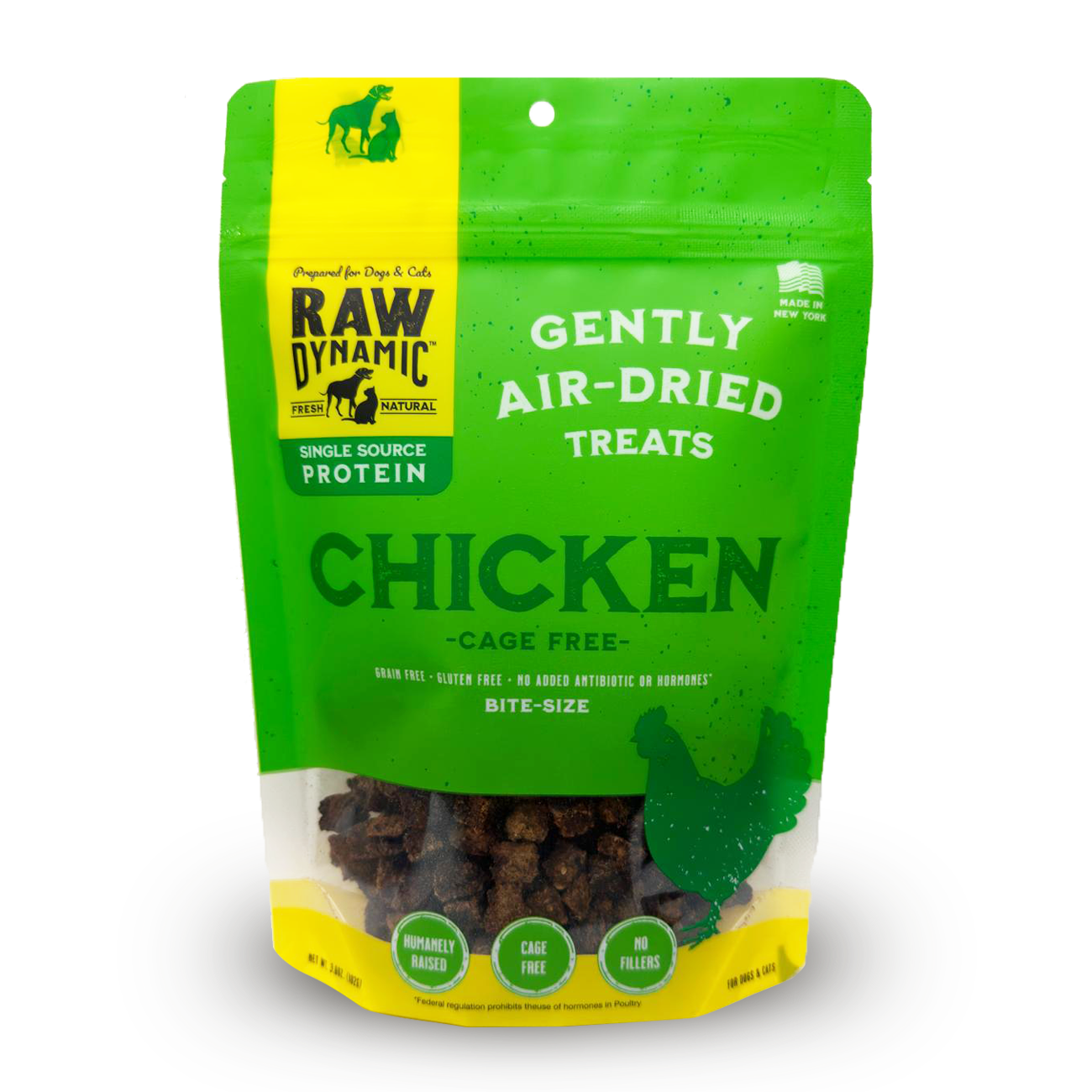 Raw Dynamic Air Dried Treats Chicken 3.6 oz