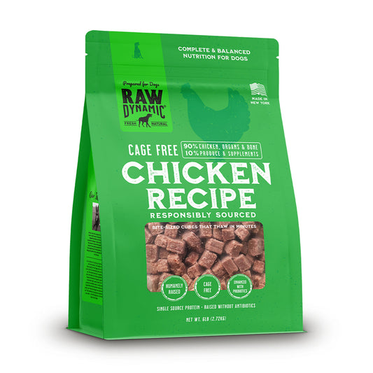 Raw Dynamic Frozen Raw Chicken Formula Dog Food