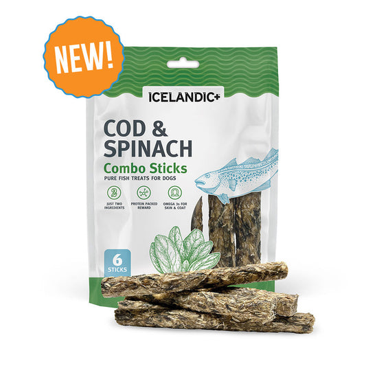 Icelandic Cod & Spinach Combo Sticks