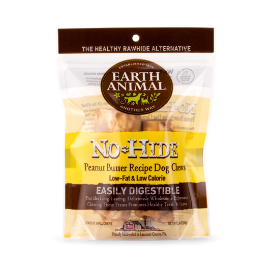 Earth Animal No-Hide Peanut Butter Chews Small