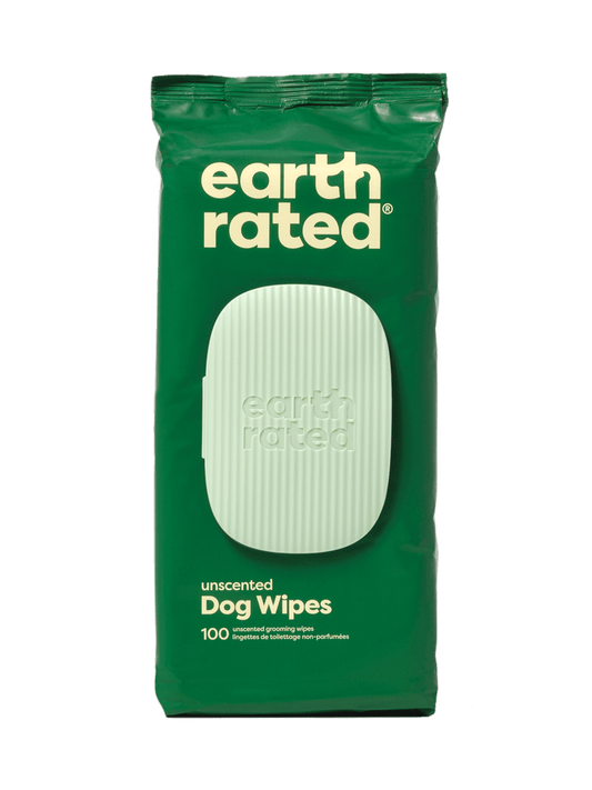 Earth Rated: Textured Dog Grooming Wipes - Unscented 100 Count