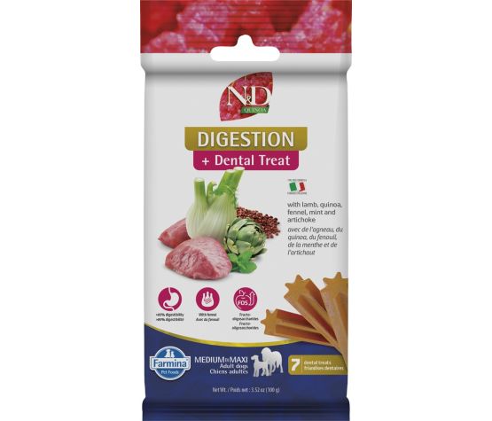 Farmina N&d Quinoa, Digestion, Dental Treats For Dogs, Medium/maxi