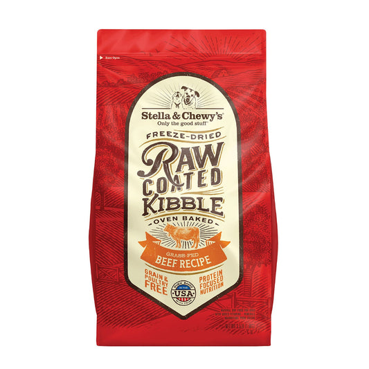 Stella & Chewy's: Raw Coated Kibble - Grass-Fed Beef Recipe 22lb Bag