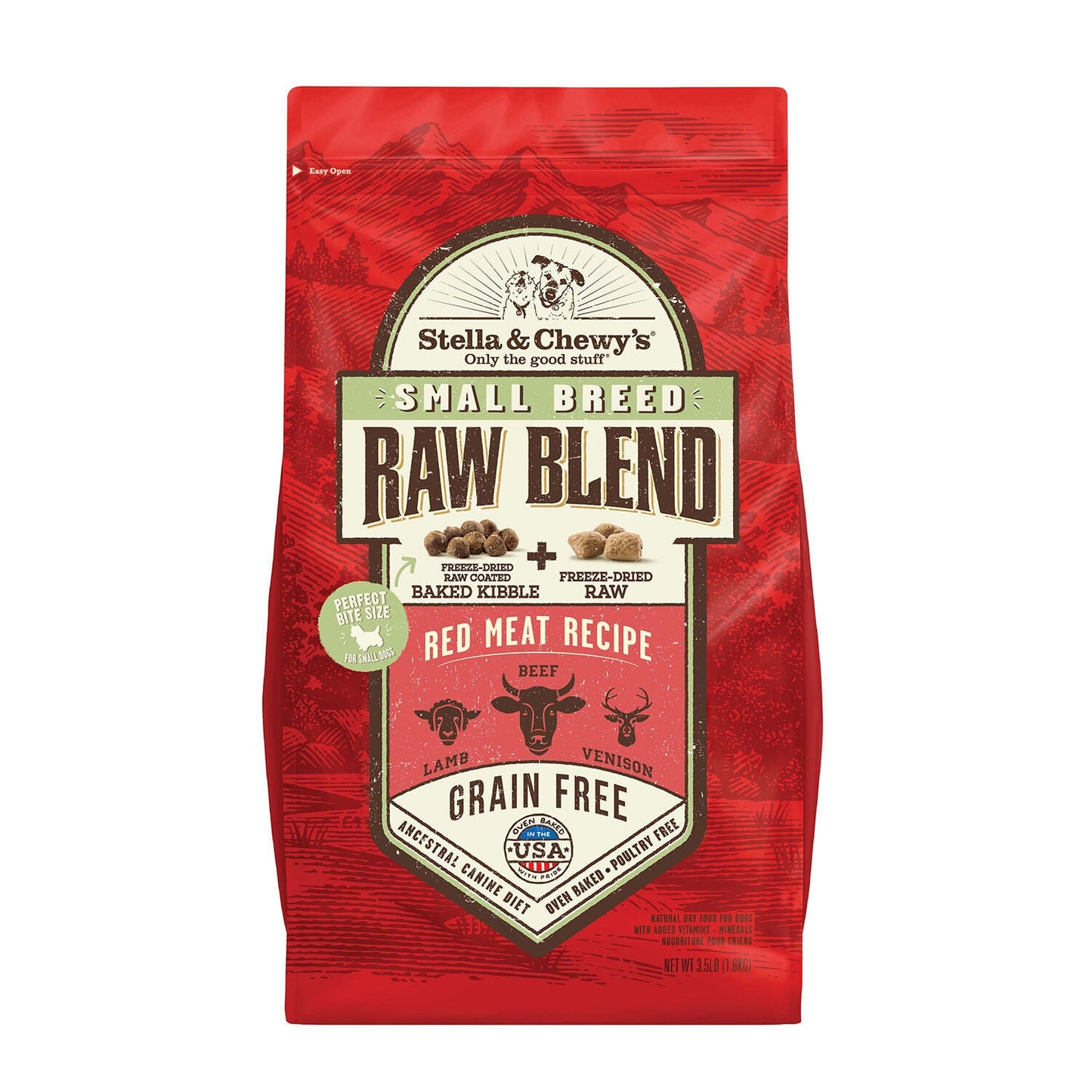 Stella & Chewy's: Raw Blend - Small Breed Red Meat Recipe 3.5lb Bag