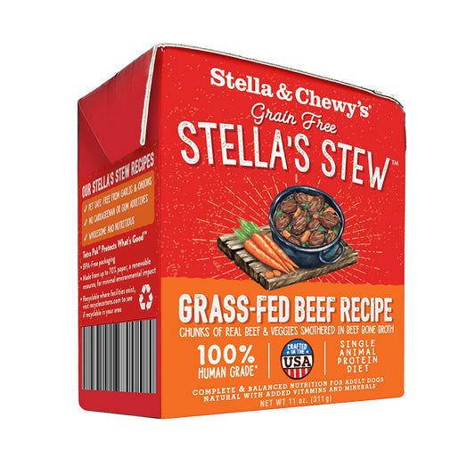 Stella & Chewy's: Grain Free Stella's Stew - Grass-Fed Beef Recipe 11oz