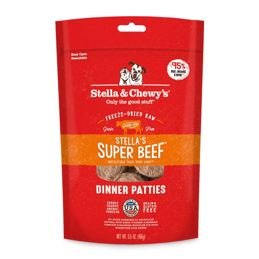 Stella’s Super Beef Freeze-Dried Raw Dinner Patties