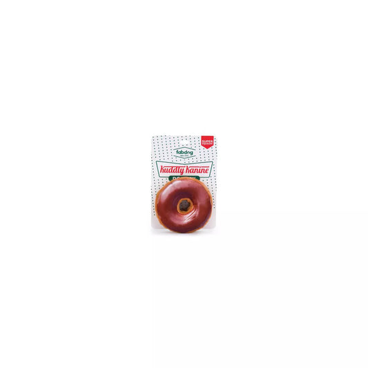 fabdog Foodie Plush Squeak Food-Themed Dog Toys - Kuddly Kanine Donut