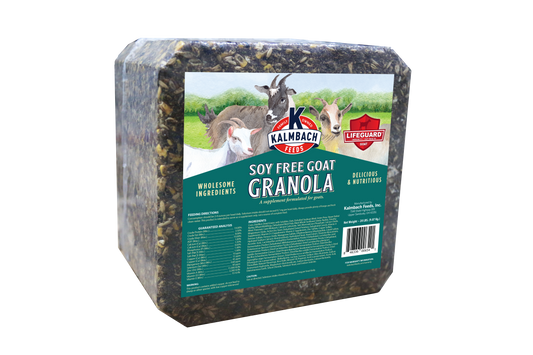 Kalmbach Soy-Free Goat Granola Block 20 lb