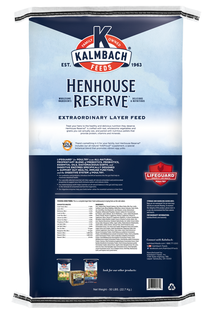 KALMBACH chicken Henhouse Reserve 50lb