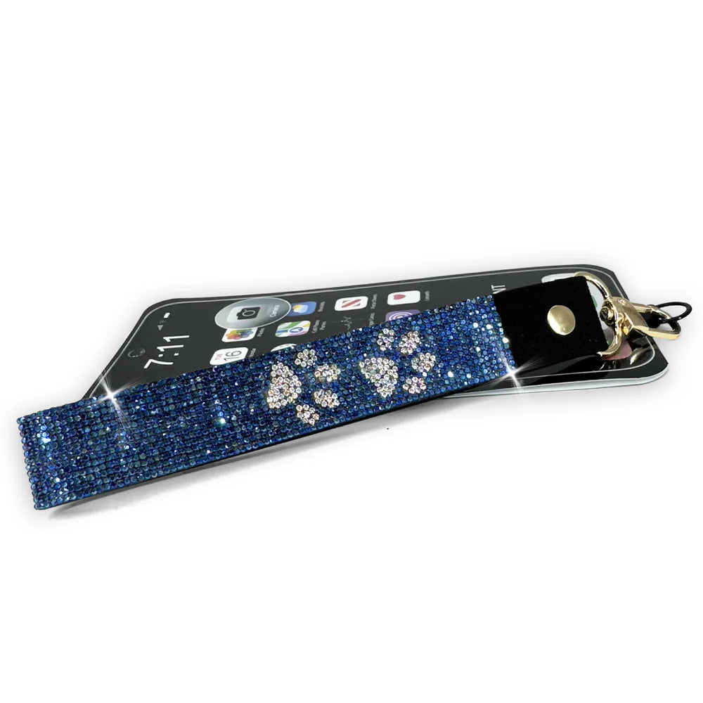 Jacquline Kent: PAW BLUE PHONE WRIST LANYARD