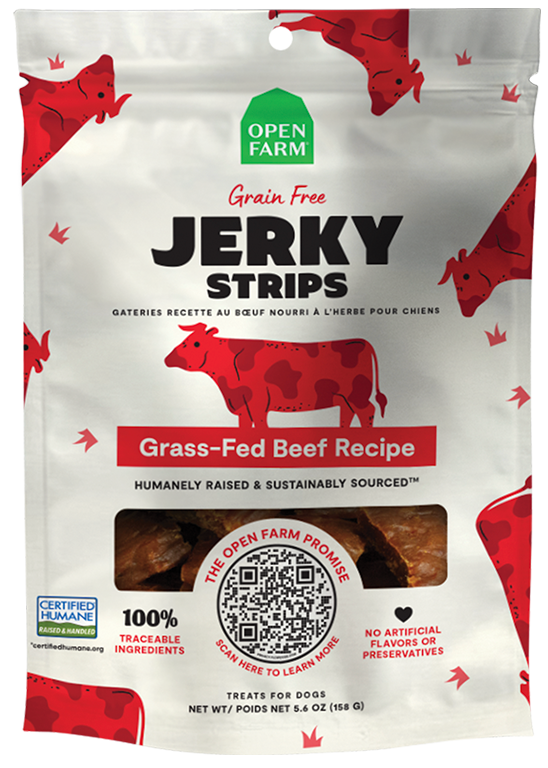 Open Farm Jerky Strips Beef