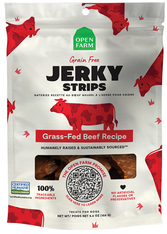 Open Farm Jerky Strips Beef