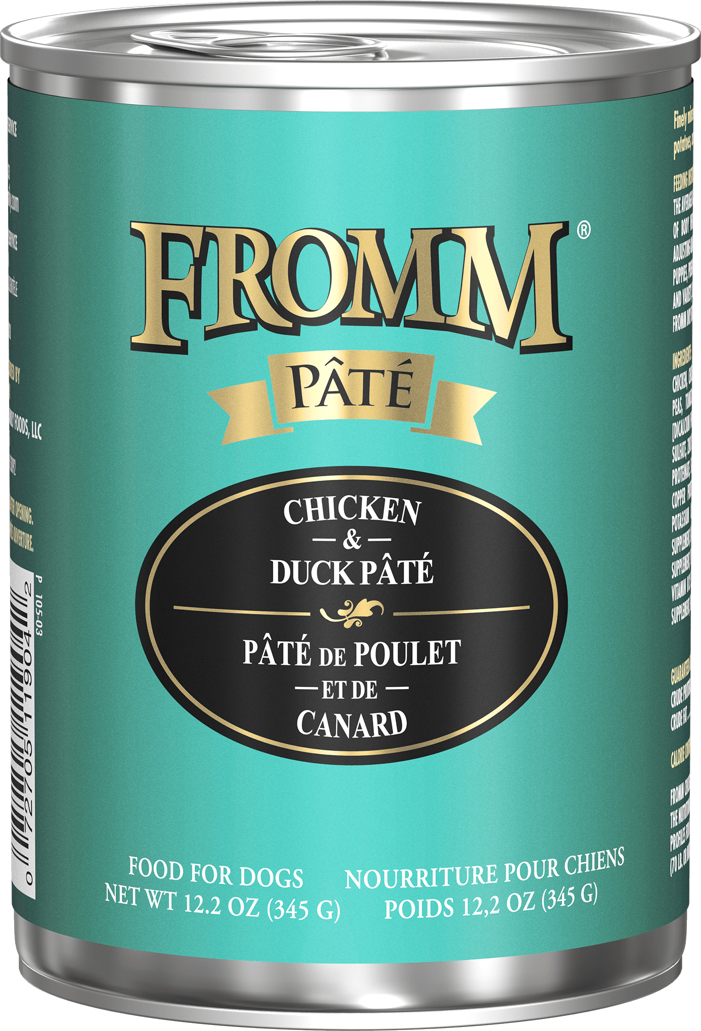 Fromm: Chicken & Duck Pâté 12.2oz Can