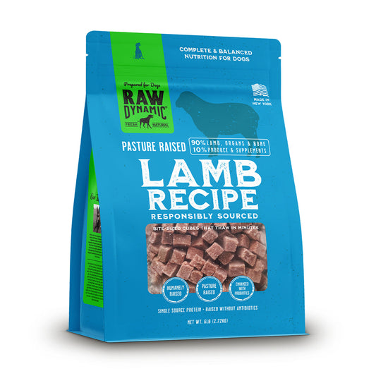 Raw Dynamic Frozen Raw Lamb Formula Dog Food