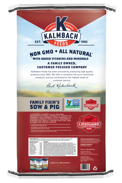 Kalmbach Family Fixin’s® Sow & Pig (Non-GMO) 50 lb