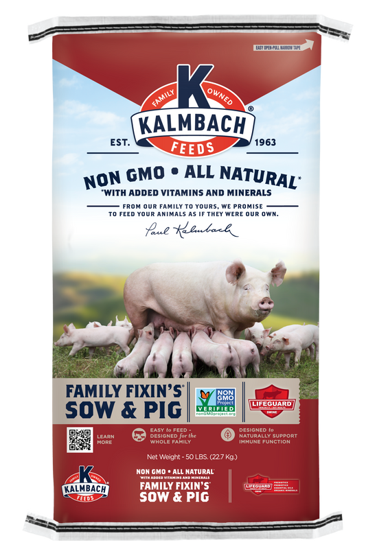 Kalmbach Family Fixin’s® Sow & Pig (Non-GMO) 50 lb