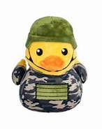 FuzzYard: Waddle Squad-dle Dog Toy - Commanduck