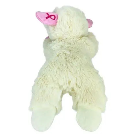 Lamb Chop with Pink Ribbon