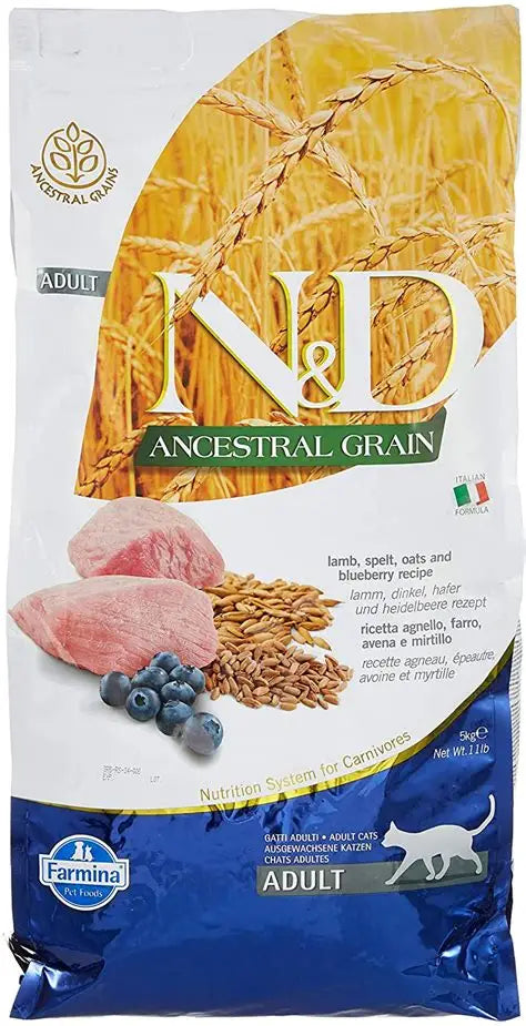 Farmina Cat Dry ANCESTRAL GRAIN Lamb & Blueberry 11#