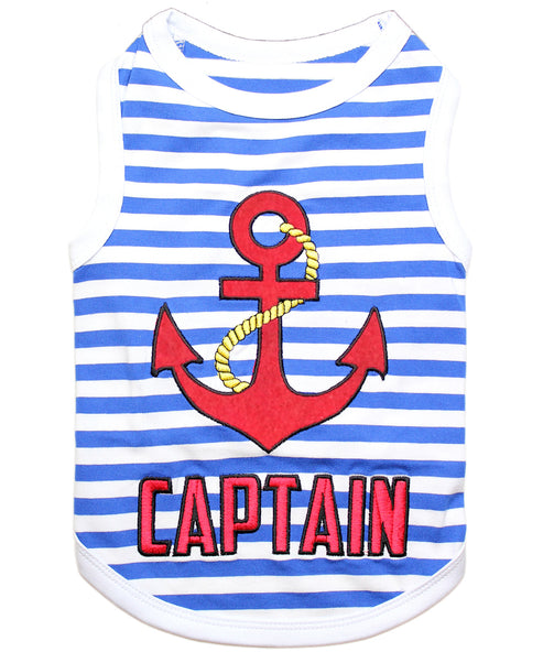Parisian Pet Apparel: Captain Sailer Pet T-Shirt
