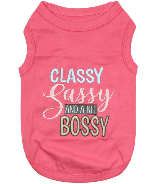 Parisian Pet Apparel: Classy Sassy and a Bit Bossy Pet T-Shirt