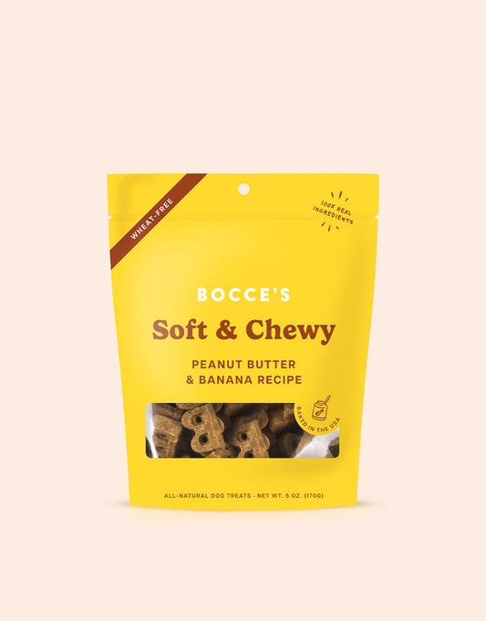 Bocce's Soft & Chewy Peanut Butter and Banana Recipe