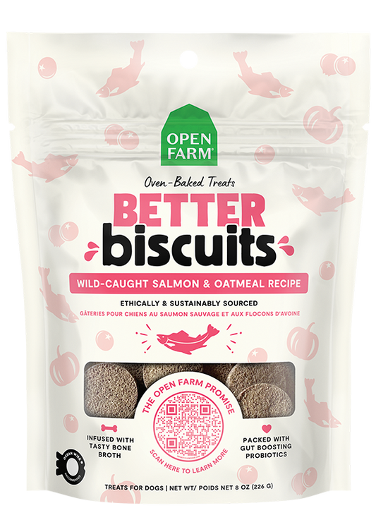 Open Farm Better Biscuits Salmon & Oatmeal Recipe