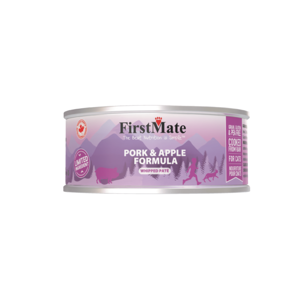 FirstMate: Pork & Apple Cat Food Can 3.2oz