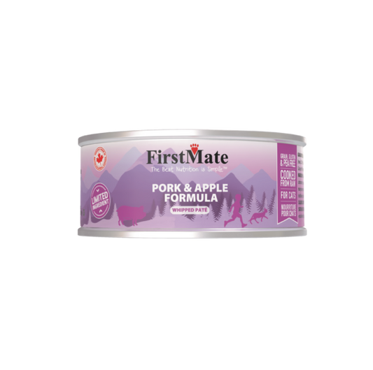 FirstMate: Pork & Apple Cat Food Can 3.2oz