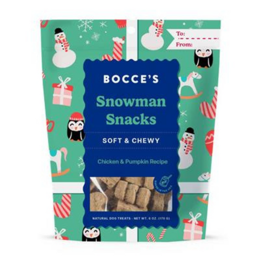 Bocce's Soft & Chewy Snowman Snacks 6 oz