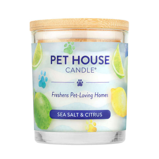 Pet House Candle Sea Salt & Citrus