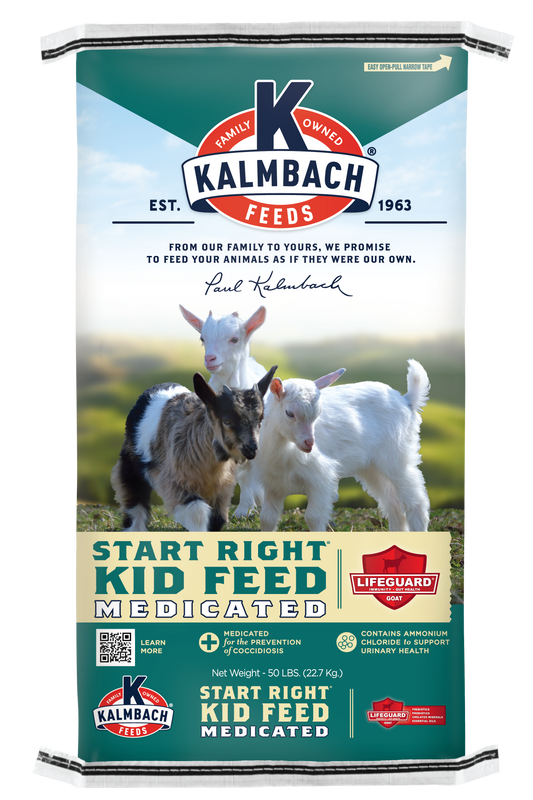 Kalmbach Start Right® Kid Feed (Medicated) 50 lb