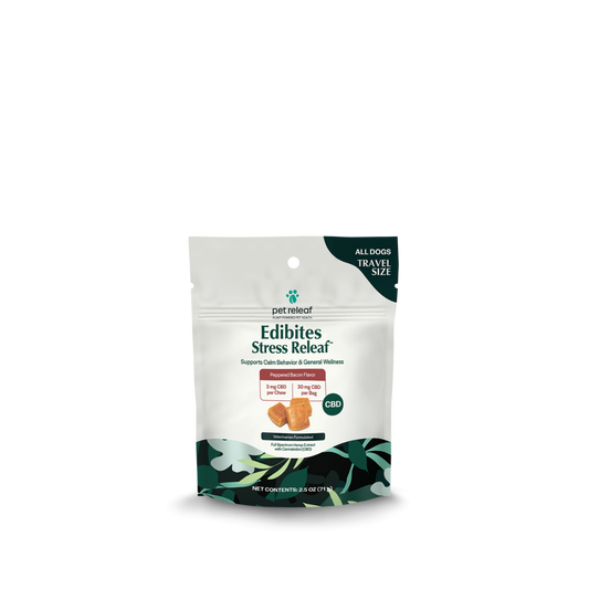 Pet Releaf Edibites Stress Releaf Peppered Bacon 2.5 oz