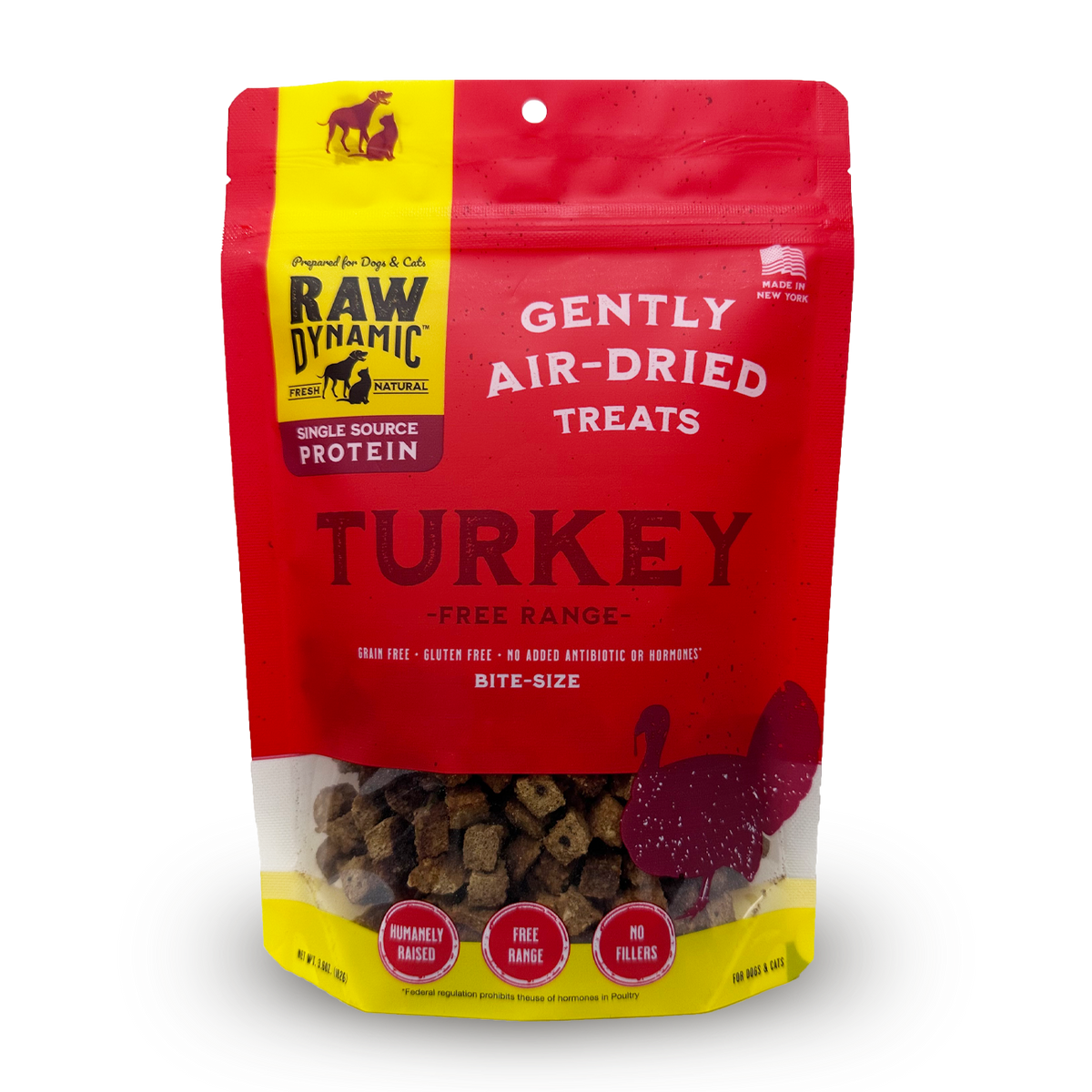 Raw Dynamic Air-Dried Treats Turkey 3.6 oz