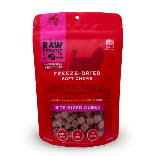 Raw Dynamic: Freeze-Dried Soft Chews - Turkey Treats