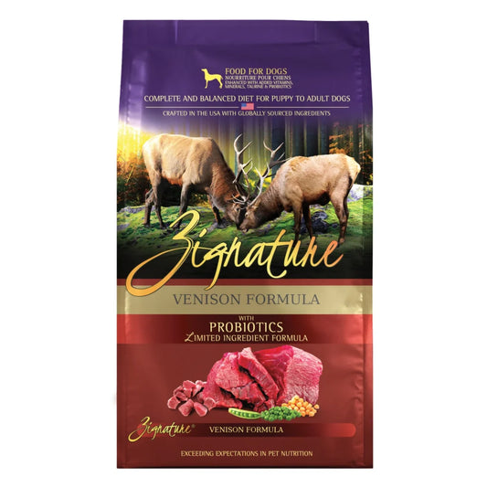 Zignature: Venison Formula 4LB Bag