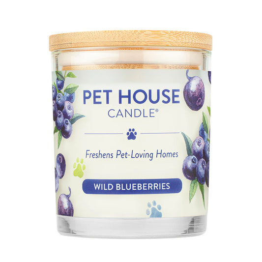 PET HOUSE CANDLE WILD BLUEBERRIES