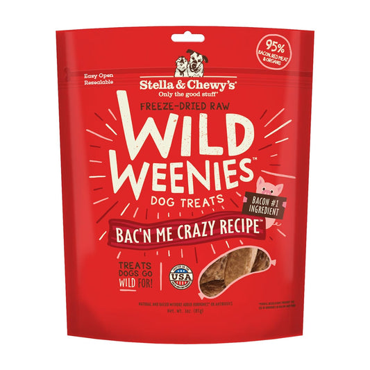 Stella & Chewy's Freeze Dried Raw Wild Weenies Bac'n Me Crazy Recipe