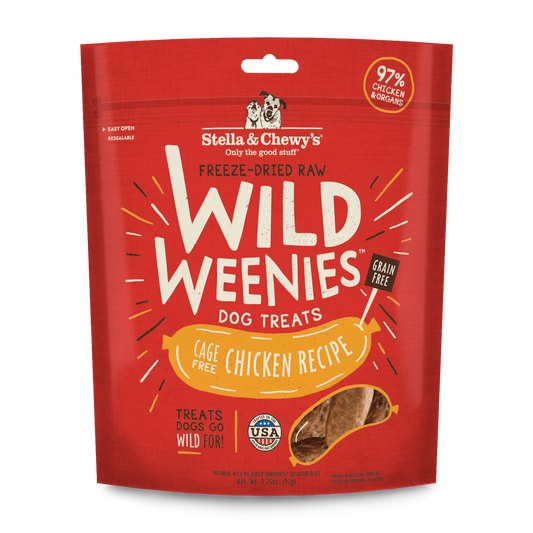 Stella & Chewy's  Freeze Dried Wild Weenies Grain Free Chicken Recipe