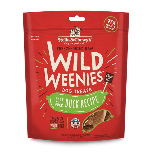 Stella & Chewy's Freeze Dried Raw Wild Weenies Duck Recipe