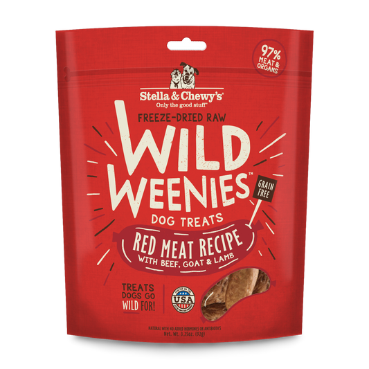 Stella & Chewy's Freeze-Dried Wild Weenies Grain Free Red Meat Recipe