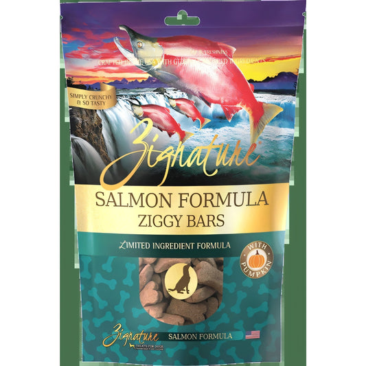 Zignature Salmon Formula Biscuit Treats for Dogs 12 oz