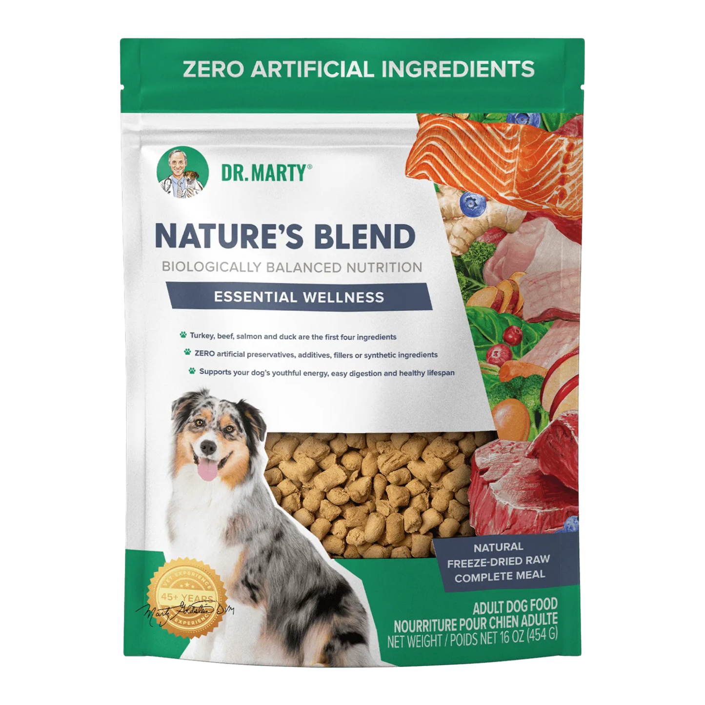 Dr. Marty Dog Food FD Natures Blend Essential Wellness 80 oz