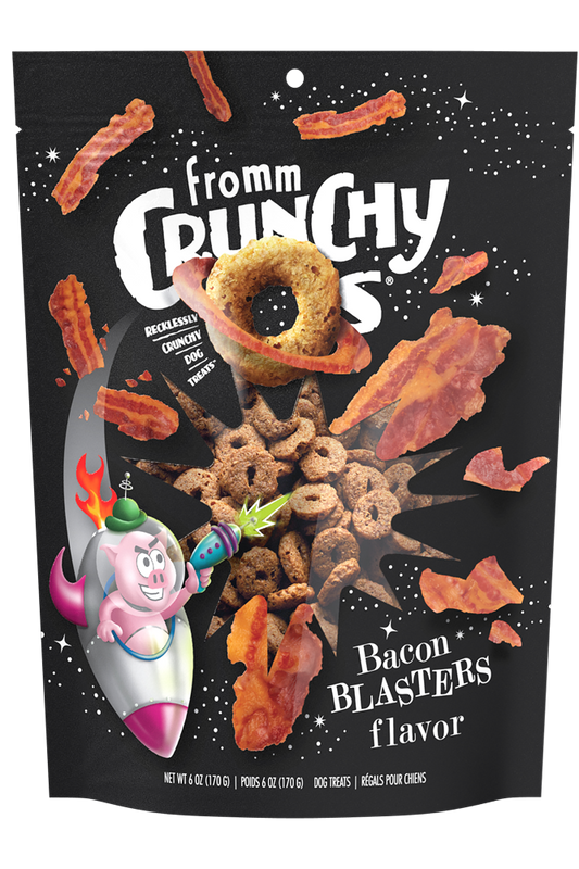 Fromm Dog Treat Dog Crunchy O's Bacon Blasters
