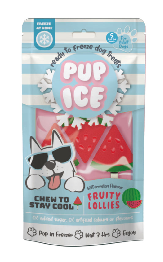 Spot Pup Ice Dog Chew Treat Fruity Lollie, Watermelon, 1ea/2 pk Spot