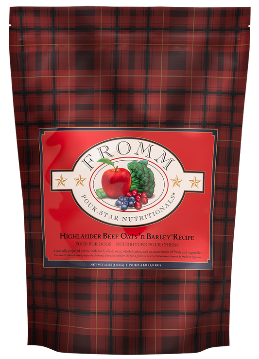 Fromm Four-Star Dry Dog Food - Highlander Beef, Oats, 'n Barley™ Recipe