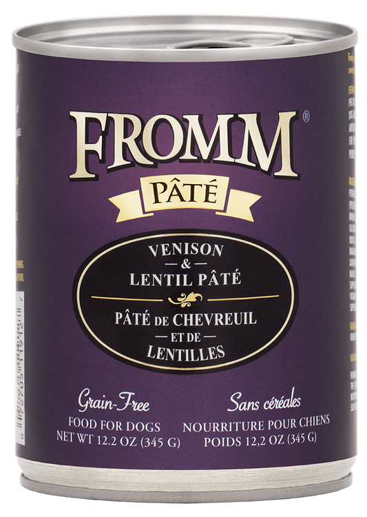 Fromm Pâté: Venison & Lentil Pâté Can